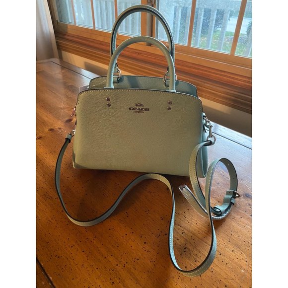 NWOT COACH Mini Lillie Carryall Powder Blue - Picture 11 of 15